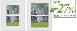 27% Larger Window Comparison